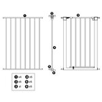 Barrière Pare feu pliable avec portillon – protection feu cheminée et poêle