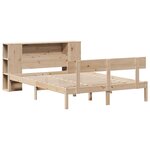 vidaXL Lit bibliothèque sans matelas 120x200 cm bois de pin massif