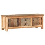 vidaXL Meuble TV 120x30x40 cm Bois d'acacia et de récupération massif