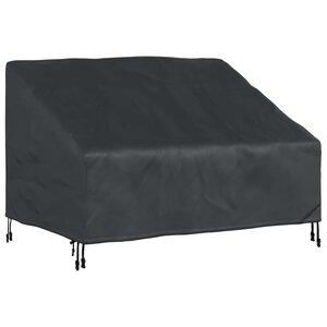 vidaXL Housse de banc de jardin 130 x 95 x 40 / 80 cm Tissu Oxford 420D