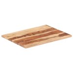 vidaXL Dessus de table bois massif d'acacia 25-27 mm 70x80 cm