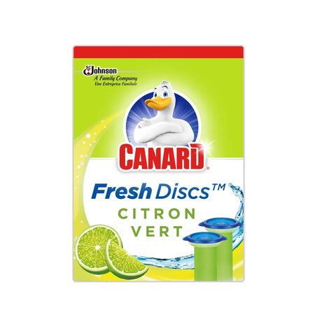 Canard Bloc WC Fresh Discs Citron Vert (lot de 24 discs)