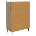 vidaXL Buffet Chêne artisanal 66 x 34 5 x 97 cm Bois d'ingénierie