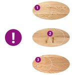 vidaXL Dessus de table 80x40x4 cm bois de chêne massif ovale
