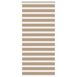 vidaXL Store zèbre marron sable largeur du tissu 90 9 cm polyester