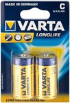 Blister de 2 Piles Longlife 4114 Baby C LR14 VARTA