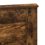 vidaXL Tête de lit Chêne fumé 120 cm Bois d'ingénierie