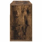 vidaXL Basboard avec tiroir Chêne fumé 72 x 22 5 x 38 cm