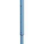 Vidaxl belvédère pliable 5x5 m blanc
