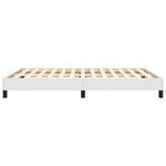vidaXL Cadre de lit Blanc 140x190 cm Similicuir