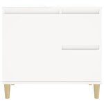 vidaXL Armoire de salle de bain blanc 65x33x60 cm bois d'ingénierie