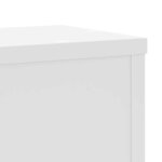 vidaXL Supports pour plantes 2 Pièces blanc 17x17x60 cm bois d'ingénierie