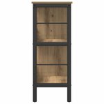 vidaXL Étagère Chêne artisanal 82 x 32 x 79 cm Bois d'ingénierie