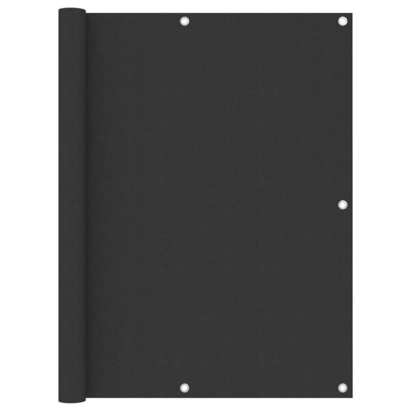 vidaXL Écran de balcon Anthracite 120x500 cm Tissu Oxford