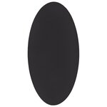 vidaXL Tapis Noir 100 x 200 cm 100  Polyester