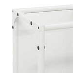 vidaXL Portant de bois chauffage blanc 25x25x60 cm
