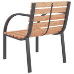 vidaXL Chaises de jardin 2 Pièces Bois