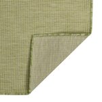vidaXL Tapis à tissage plat d'extérieur 140x200 cm Vert