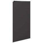 vidaXL Jardinière noir triangulaire 40x34 5x70 cm acier