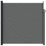 vidaXL Auvent latéral rétractable anthracite 200x500 cm