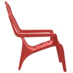 vidaXL Chaises de jardin pour enfants lot de 2 rouge 37x34x44 cm PP