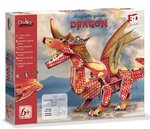 Maquette de dragon en carton
