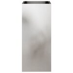 vidaXL Jardinière argenté 32x29x75 cm acier inoxydable