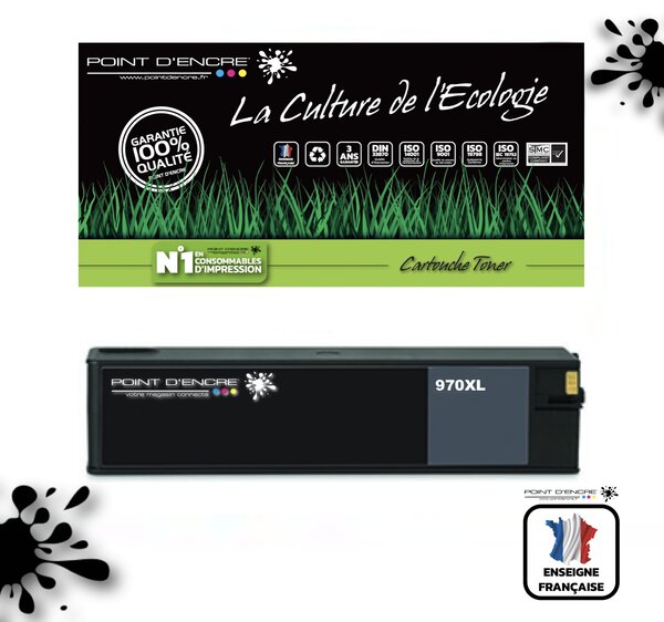 970XL - NOIR - Grande capacité