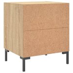 vidaXL Table de chevet chêne sonoma 40x35x47 5 cm bois d’ingénierie