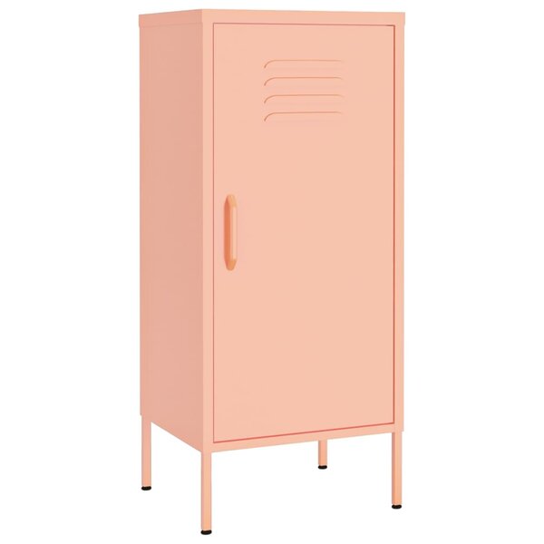 vidaXL Armoire de rangement Rose 42 5x35x101 5 cm Acier