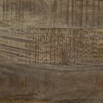 vidaXL Buffet gris clair 60x33 5x75 cm bois de manguier massif