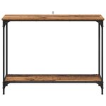 vidaXL Table console Bois ancien 101 x 30.5 x 75 cm Bois d'ingénierie