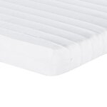 vidaXL Lit de jour et gigogne et matelas gris clair 100x200 cm velours