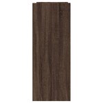 vidaXL Table console chêne marron 100x35x90 cm bois d'ingénierie