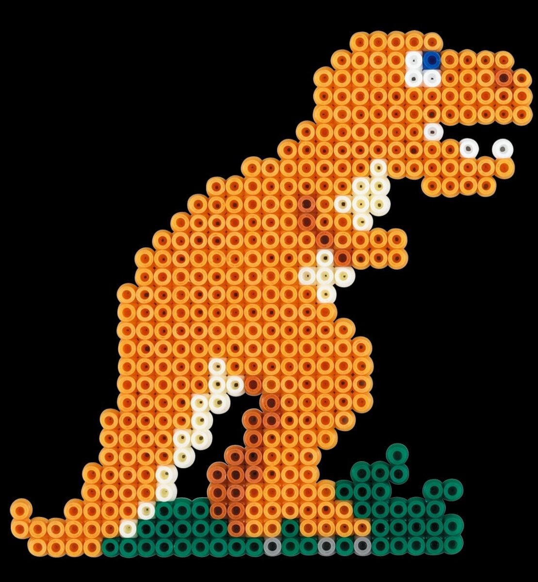 Modele Dinosaure Perle A Repasser Kit perles et plaques standard (Ø5 mm) Dinosaure pack 2 - La Poste