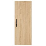 vidaXL Buffet haut Chêne sonoma 34 5x34x180 cm Bois d'ingénierie