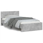 vidaXL Cadre de lit sans matelas avec lumières LED 100x200 cm