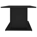 vidaXL Table basse Noir 102x55 5x40 cm Aggloméré