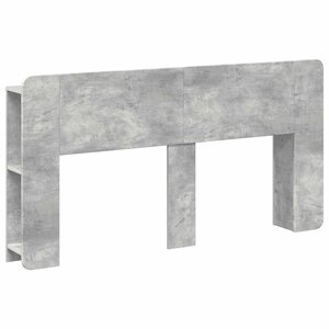 vidaXL Cabinet de Tête de Lit Gris béton Bois d'ingénierie
