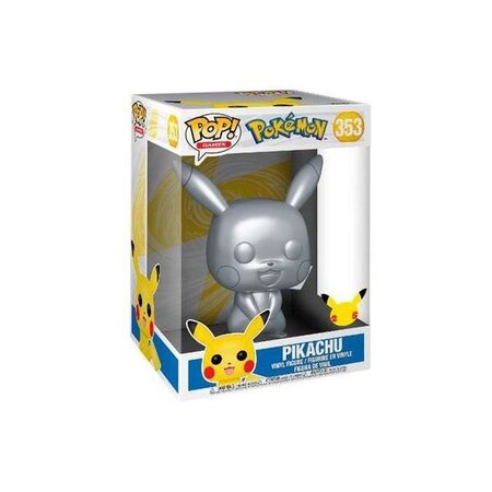 Figurine Funko Pop! Jumbo : Pokemon - Pikachu 10 (25 cm) - La Poste