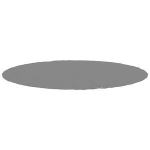 vidaXL Bâche de piscine gris clair Ø244 cm géotextile polyester