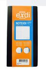 Agenda Classique NOTEXDI 88 x 170 mm Vertical Couverture Plastique Noir Quovadis