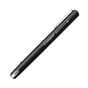 LOT de 5 Marqueur Stabilo Dr!ver pointe moyenne 0 8 mm - Encre à base d'eau  inodore et anti-bavures - Fabriqué avec 94   de bioplastique - Noir