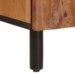 vidaXL Armoire de salle de bain avec étagère Marron 38 x 33 x 58 cm