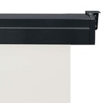 vidaXL Auvent latéral de balcon 145x250 cm Crème
