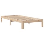 vidaXL Cadre de lit avec tête de lit sans matelas 90x200 cm