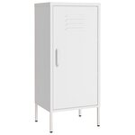 vidaXL Armoire de rangement Blanc 42 5x35x101 5 cm Acier