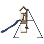 vidaXL Aire de jeux d'extérieur bois de pin imprégné