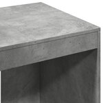 vidaXL Bureau gris béton 103 5x56 5x94 cm bois d'ingénierie