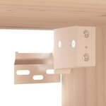 vidaXL Armoire murale 80x30x30 cm Bois de pin massif
